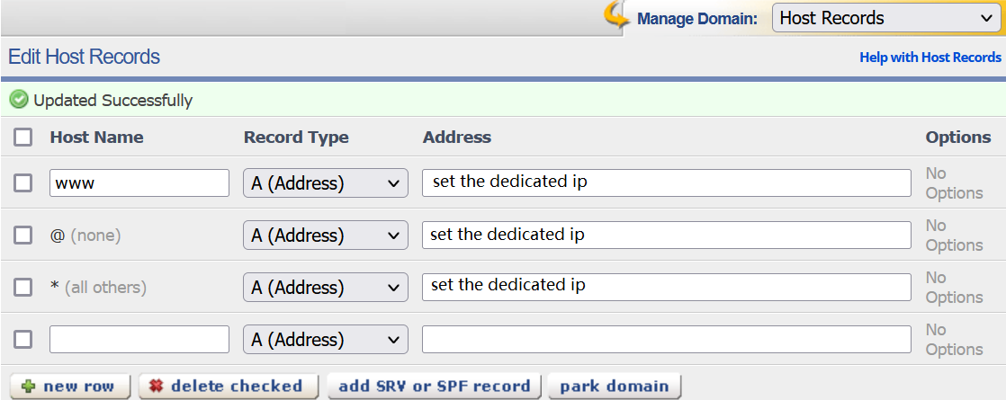db.Custom domain setup